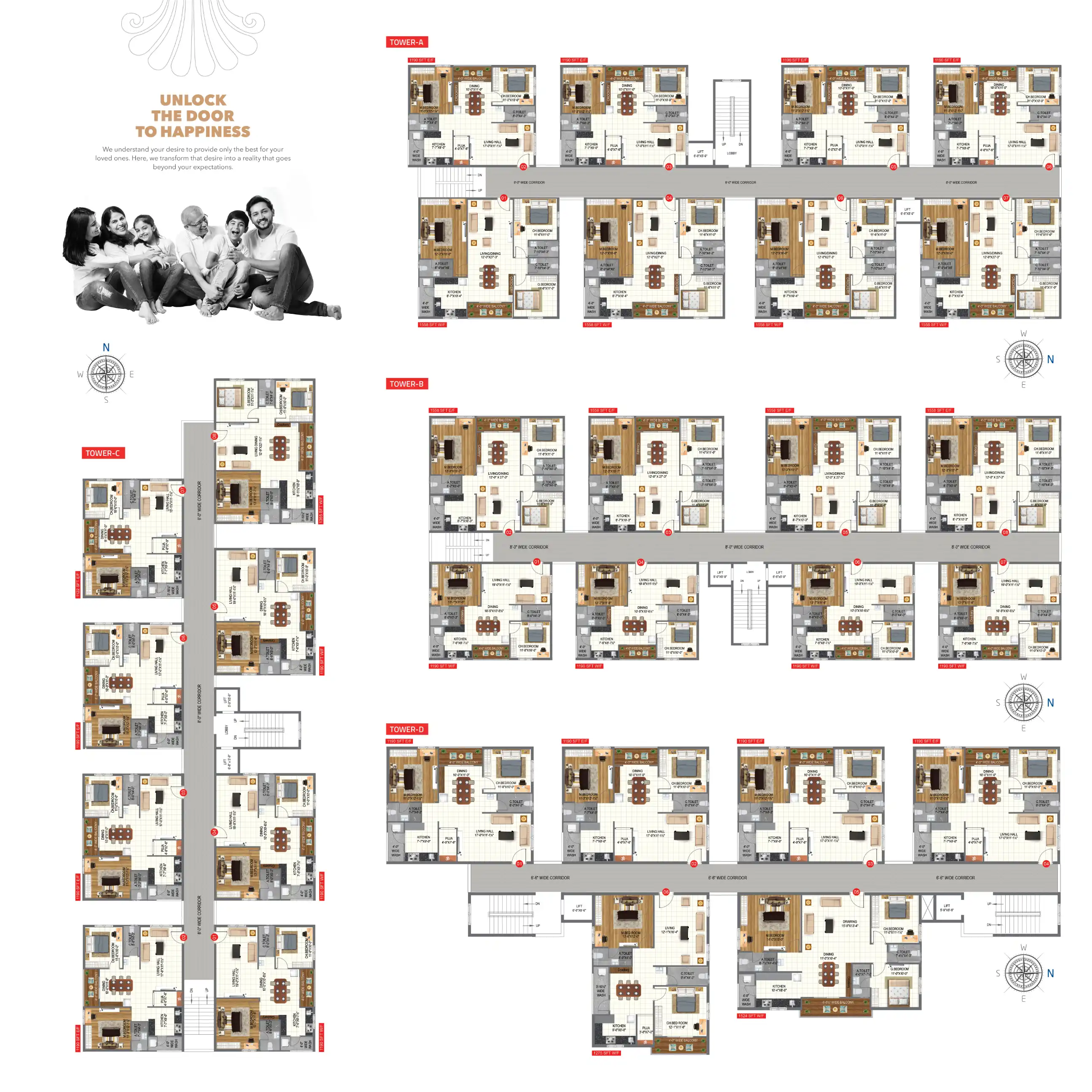 Risinia Oyster Floor Plans & Layout