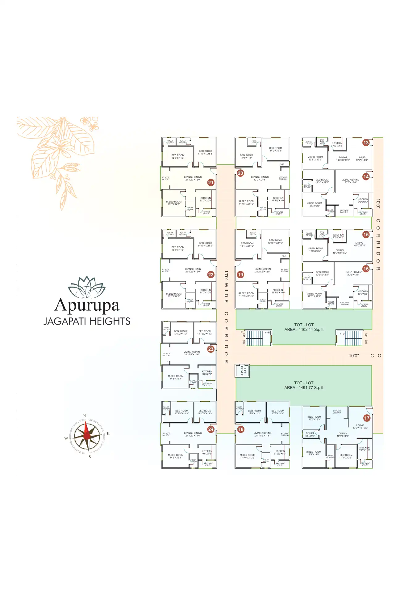Apurupa Sree Floor Plans & Layout