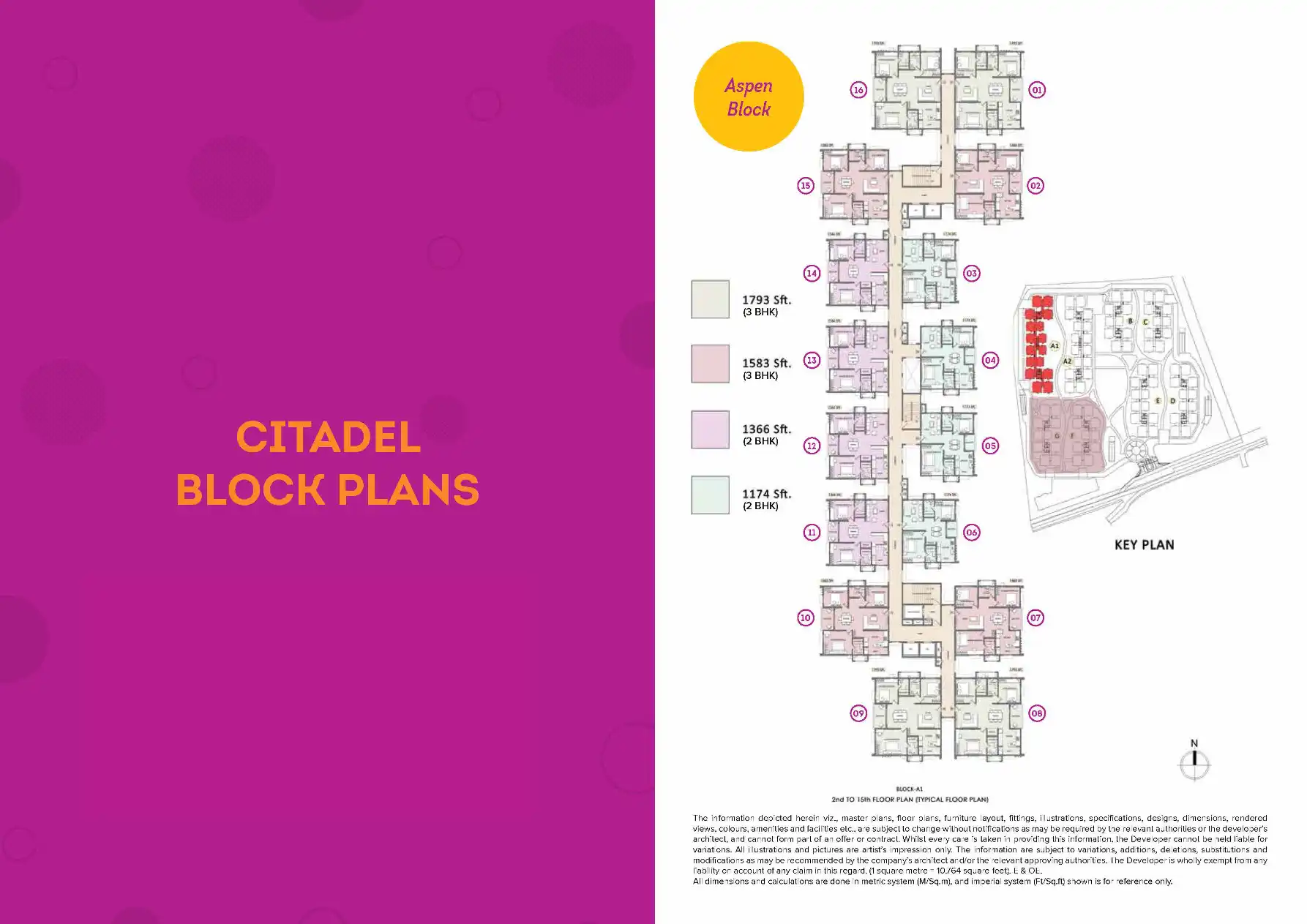 Brigade Citadel Floor Plans & Layout