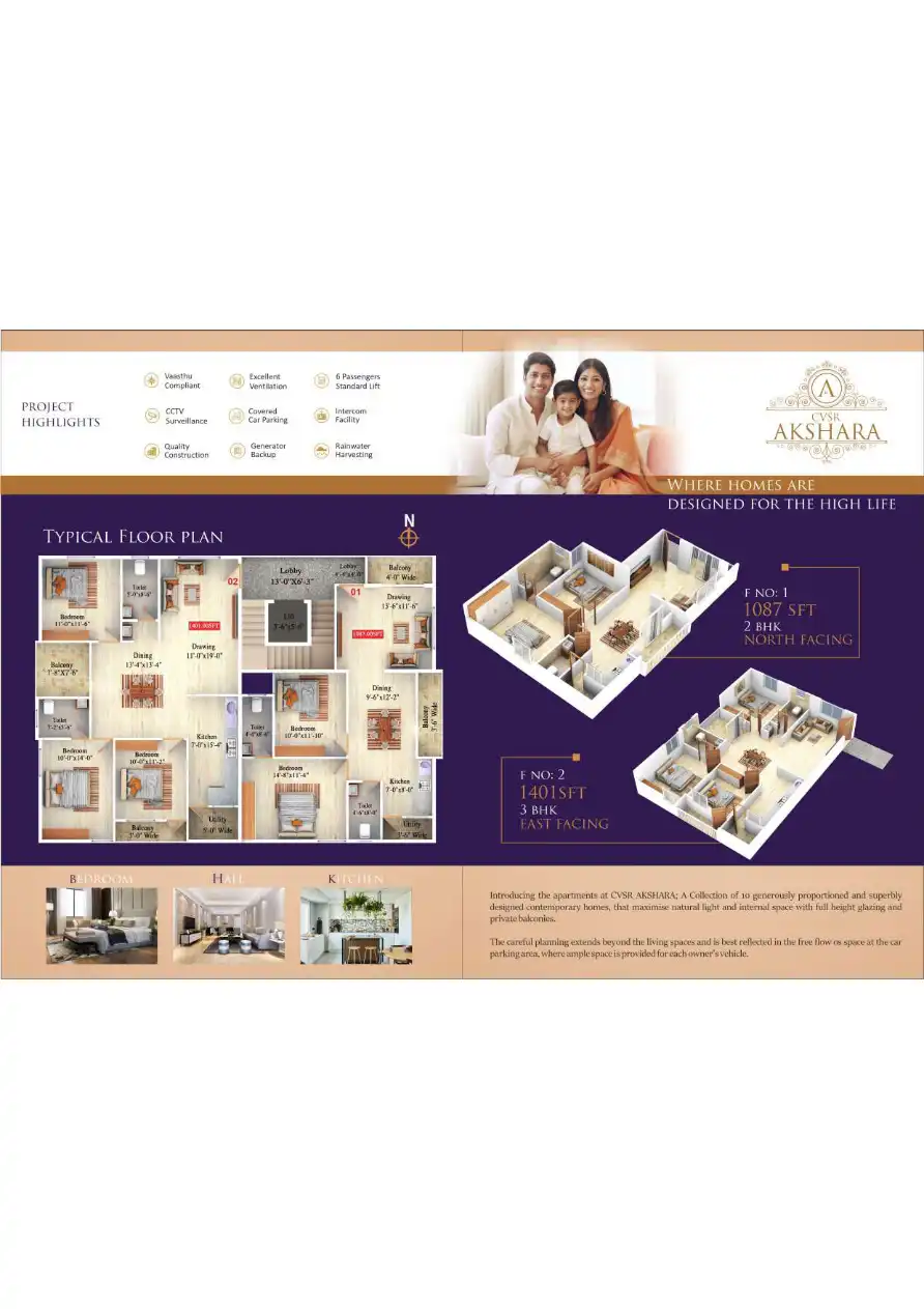 Akshara Heights Floor Plans & Layout