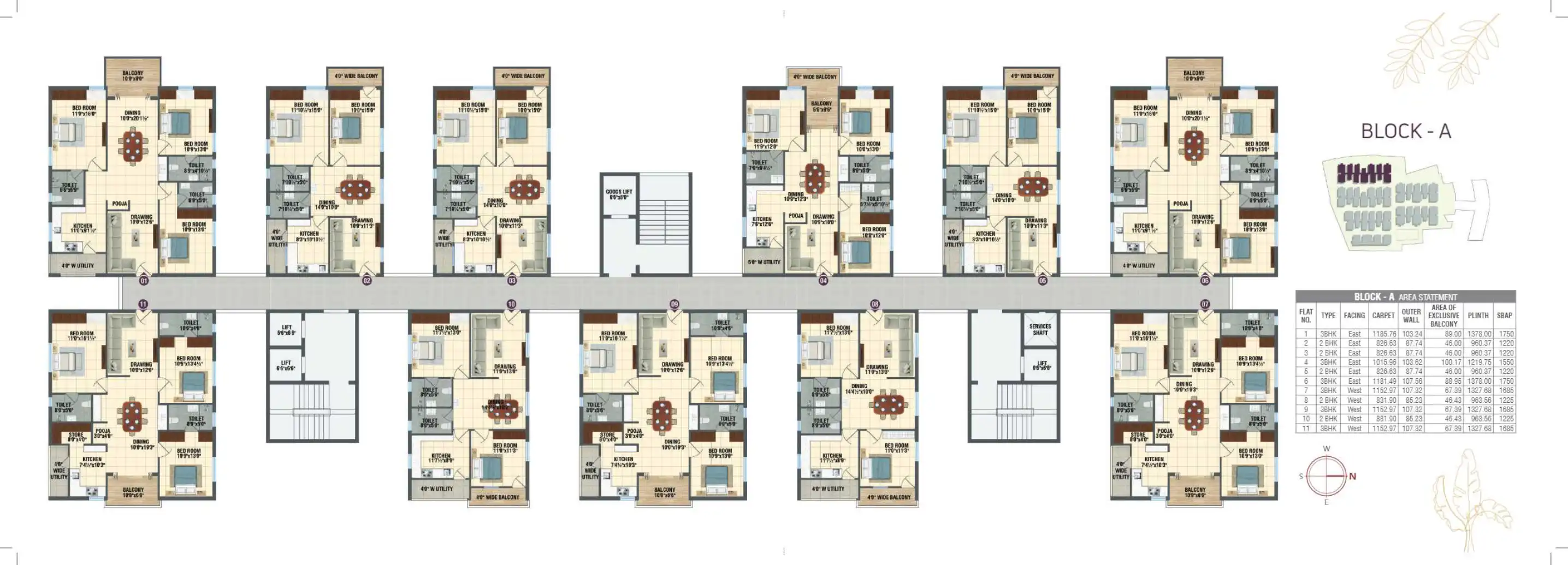 Primark DE Stature Floor Plans & Layout