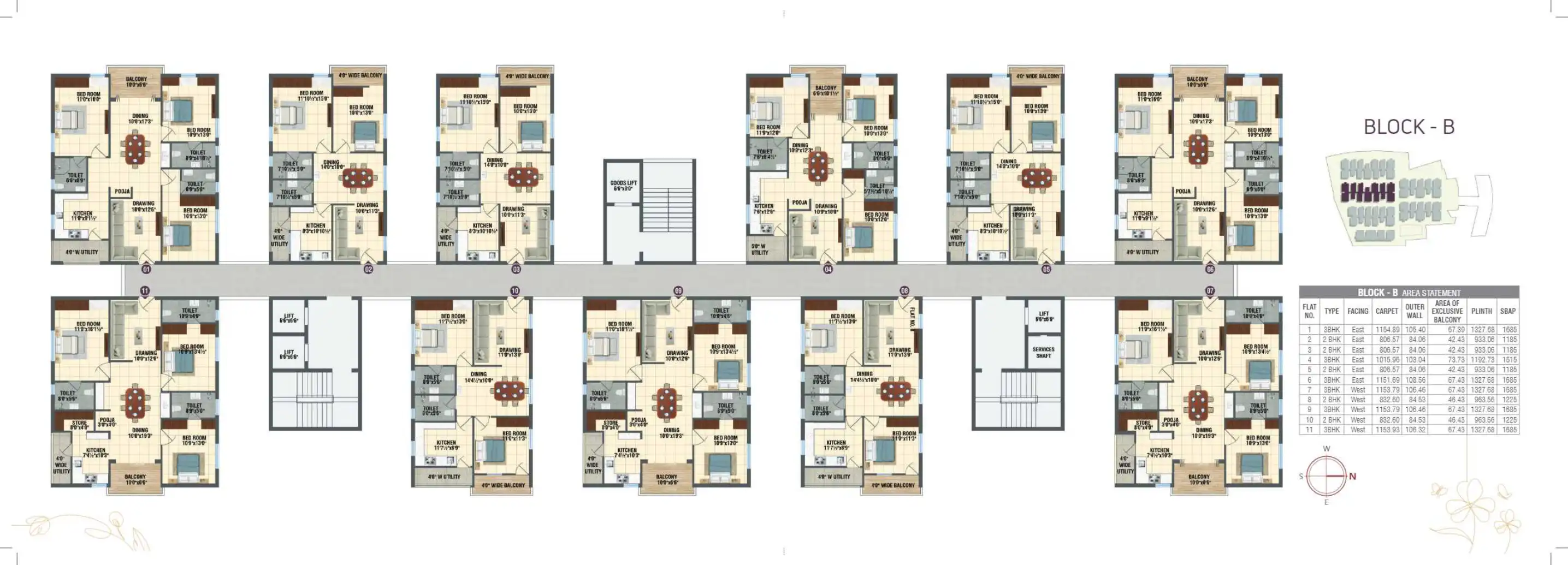 Primark DE Stature Floor Plans & Layout