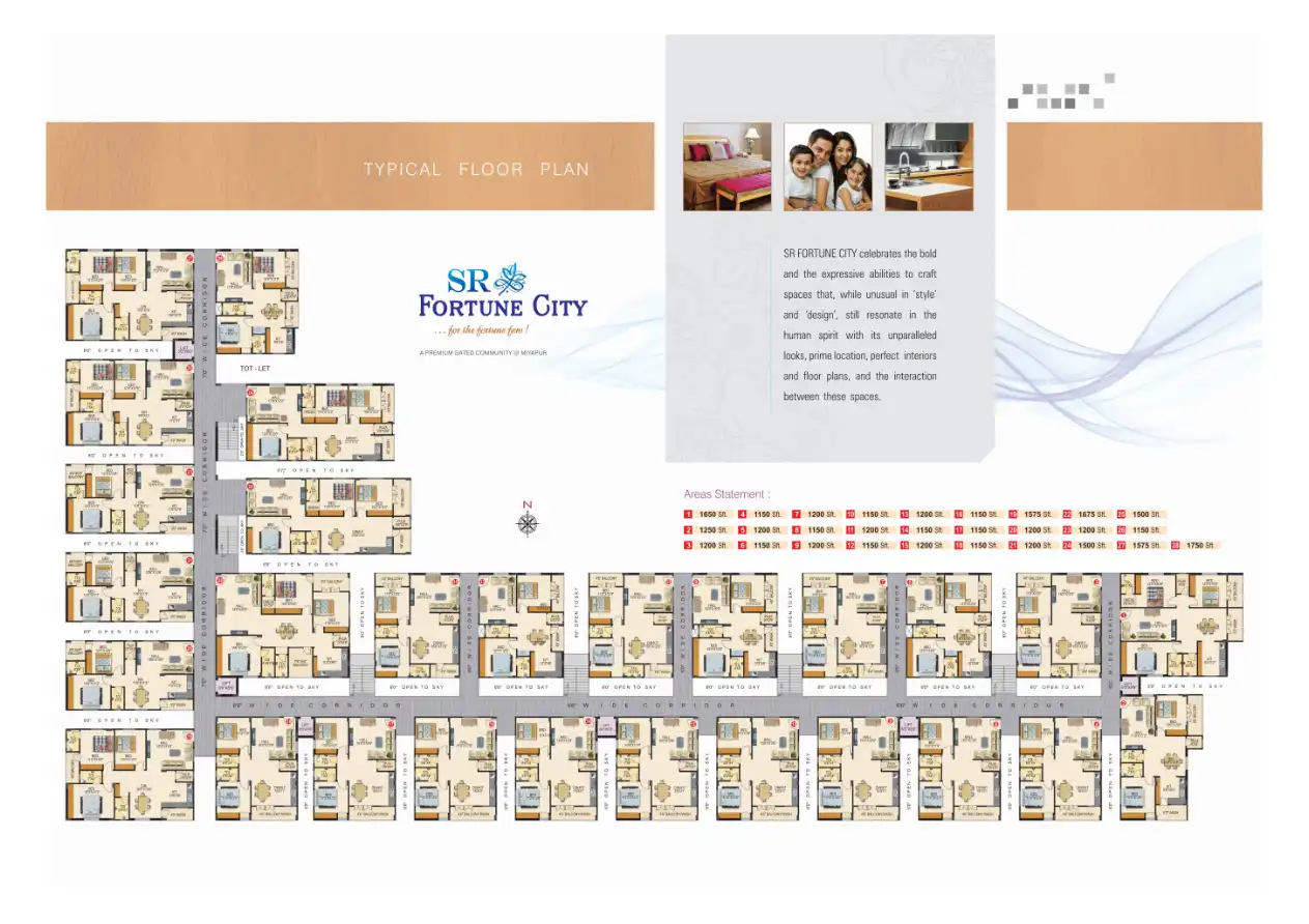 SR Fortune City Floor Plans & Layout