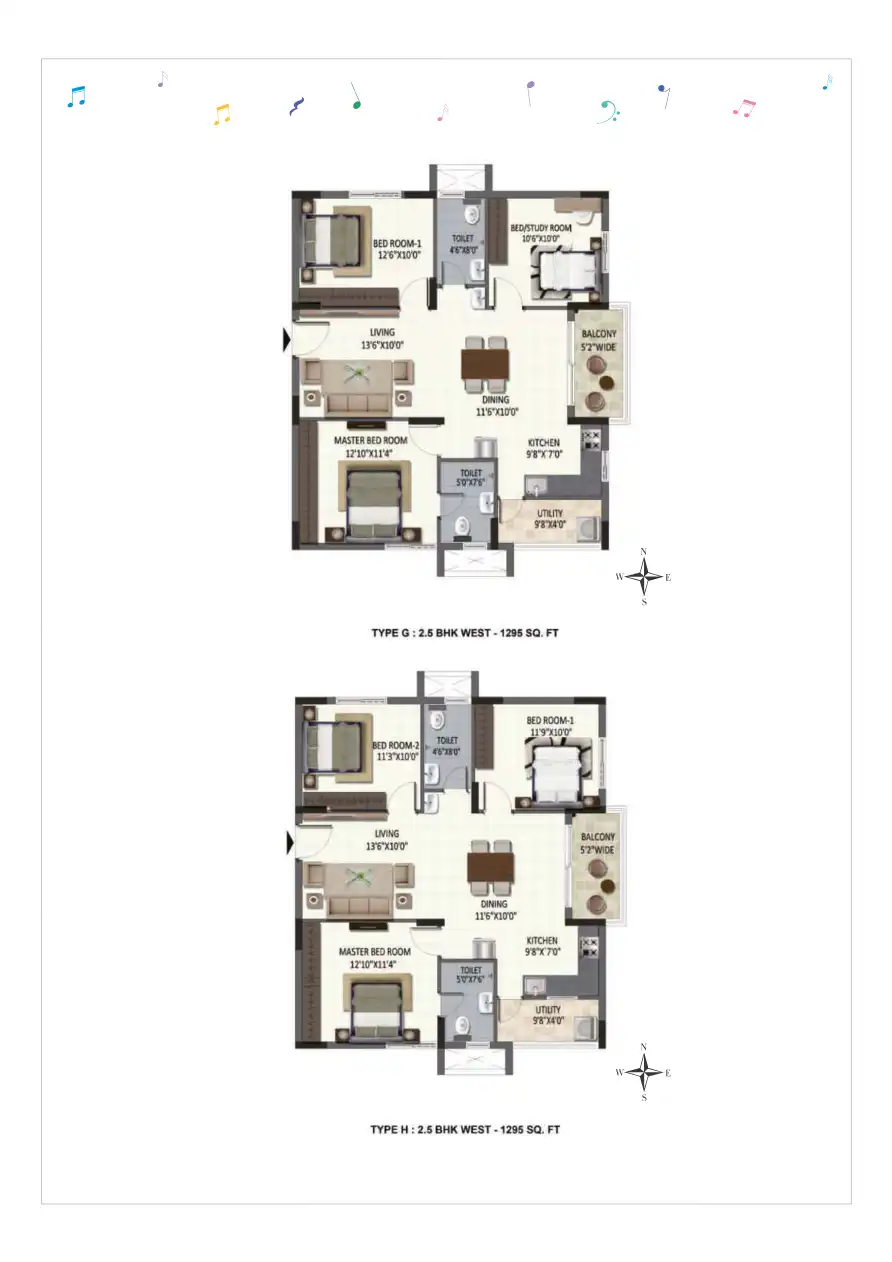 Ramky One Harmony Floor Plans & Layout