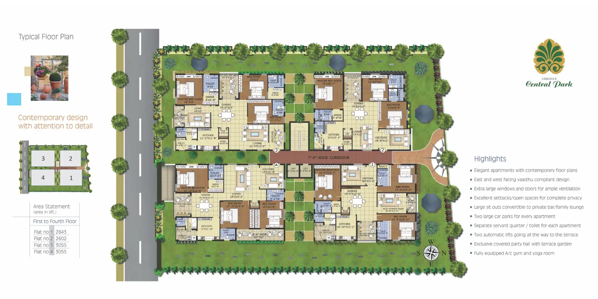 Park Central Floor Plans & Layout