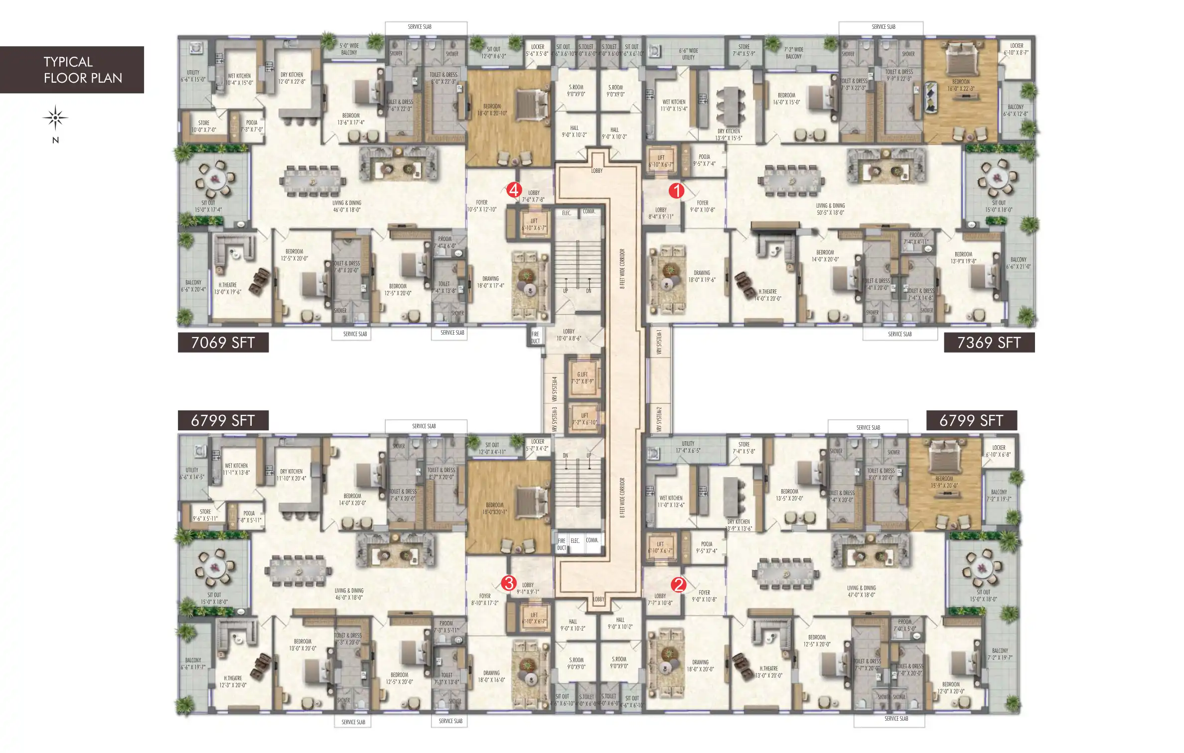 Jyothi Valencia Floor Plans & Layout