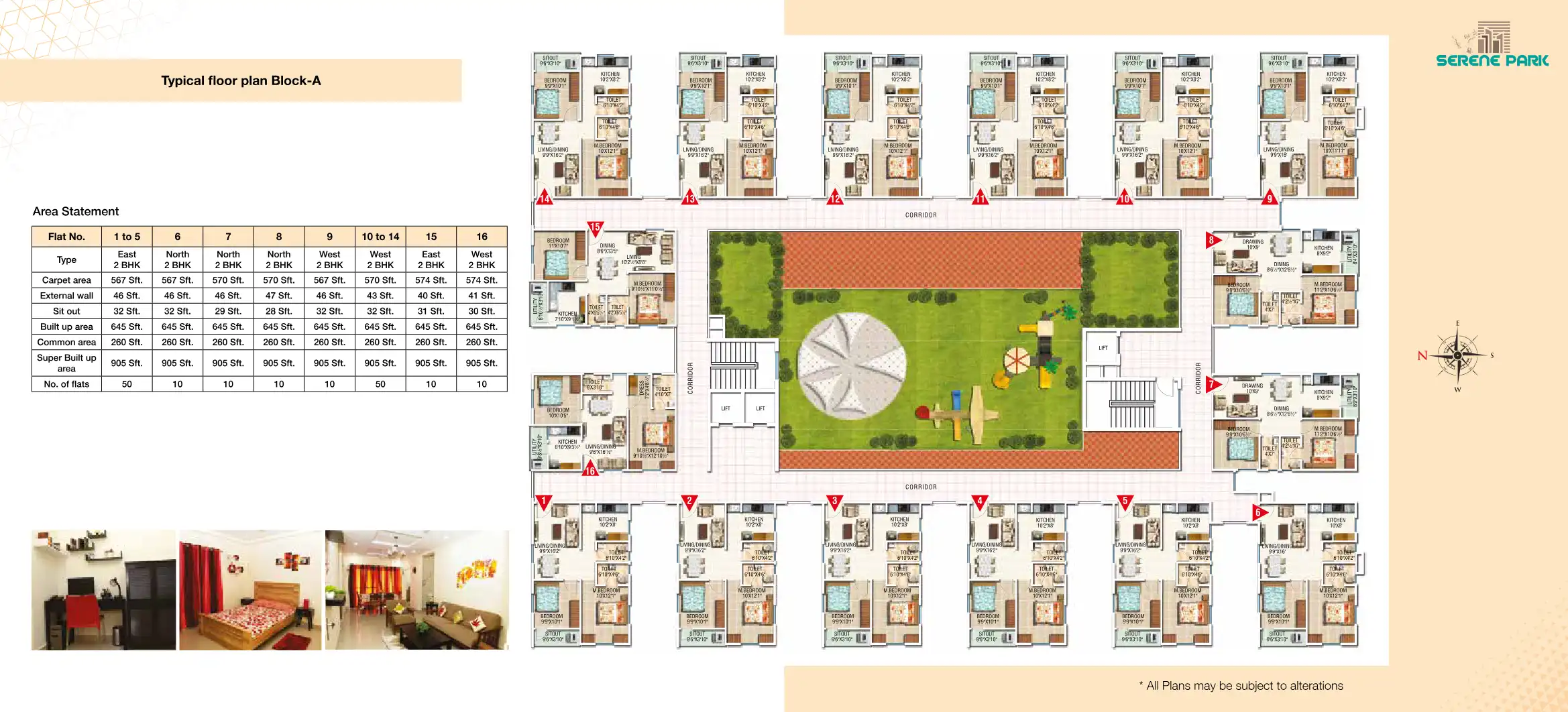 Serene Park Floor Plans & Layout