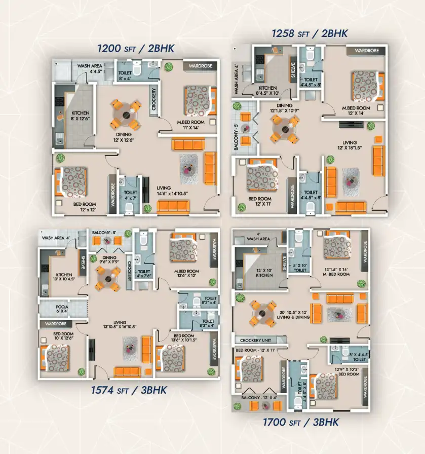 Srinivasam Floor Plans & Layout