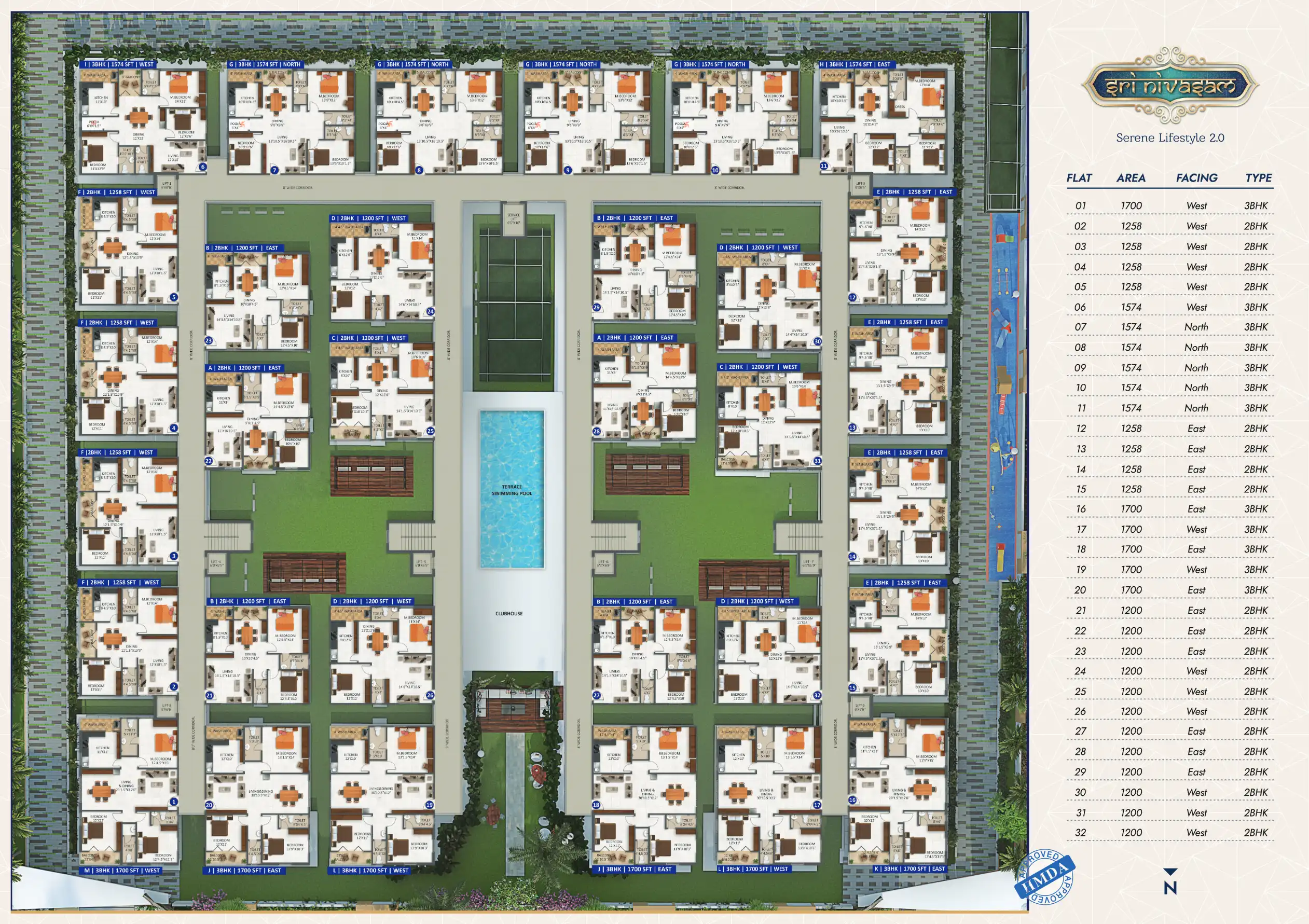 Srinivasam Floor Plans & Layout
