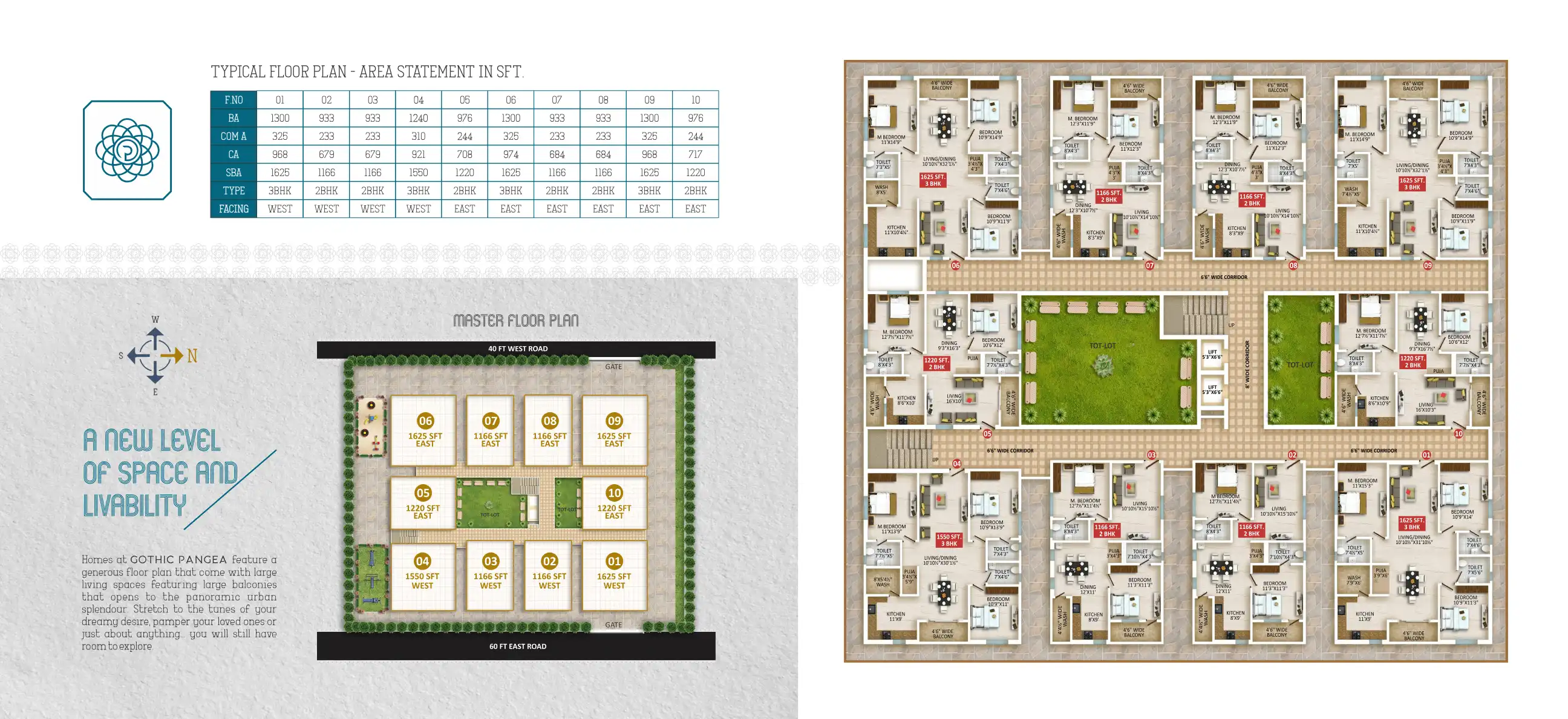 Gothic Pangea Floor Plans & Layout