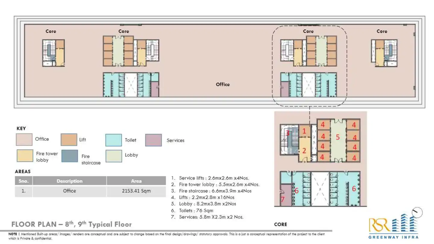 Ira-ektha Gateway Towers Floor Plans & Layout