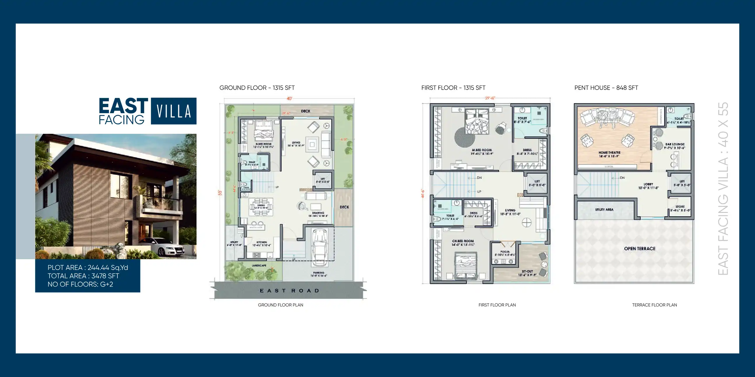 Chandras Green Park Floor Plans & Layout