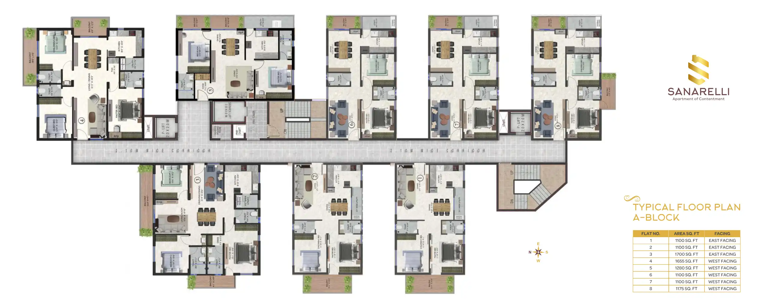 Sanarelli Floor Plans & Layout