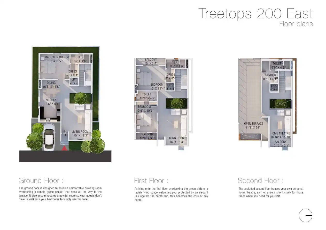 Tree Tops Floor Plans & Layout