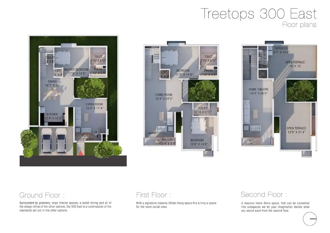 Tree Tops Floor Plans & Layout
