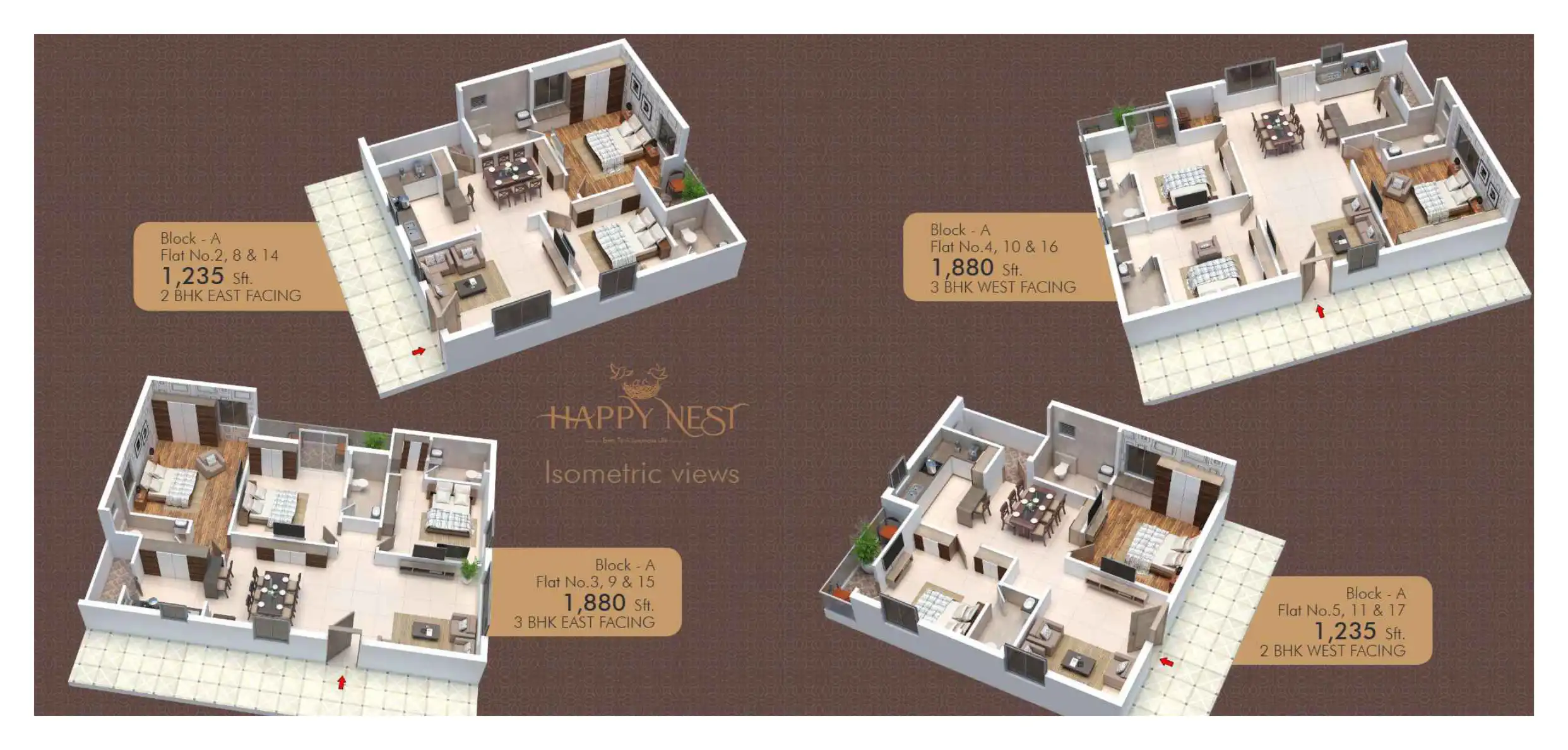 Happy Nest Floor Plans & Layout