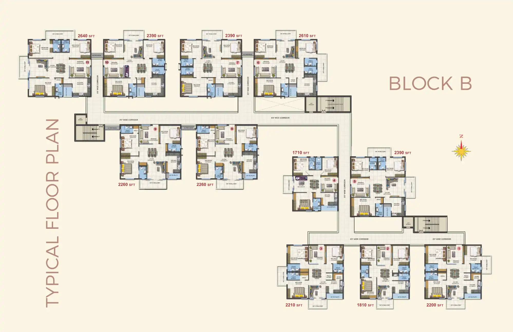 Fortune Heights Floor Plans & Layout