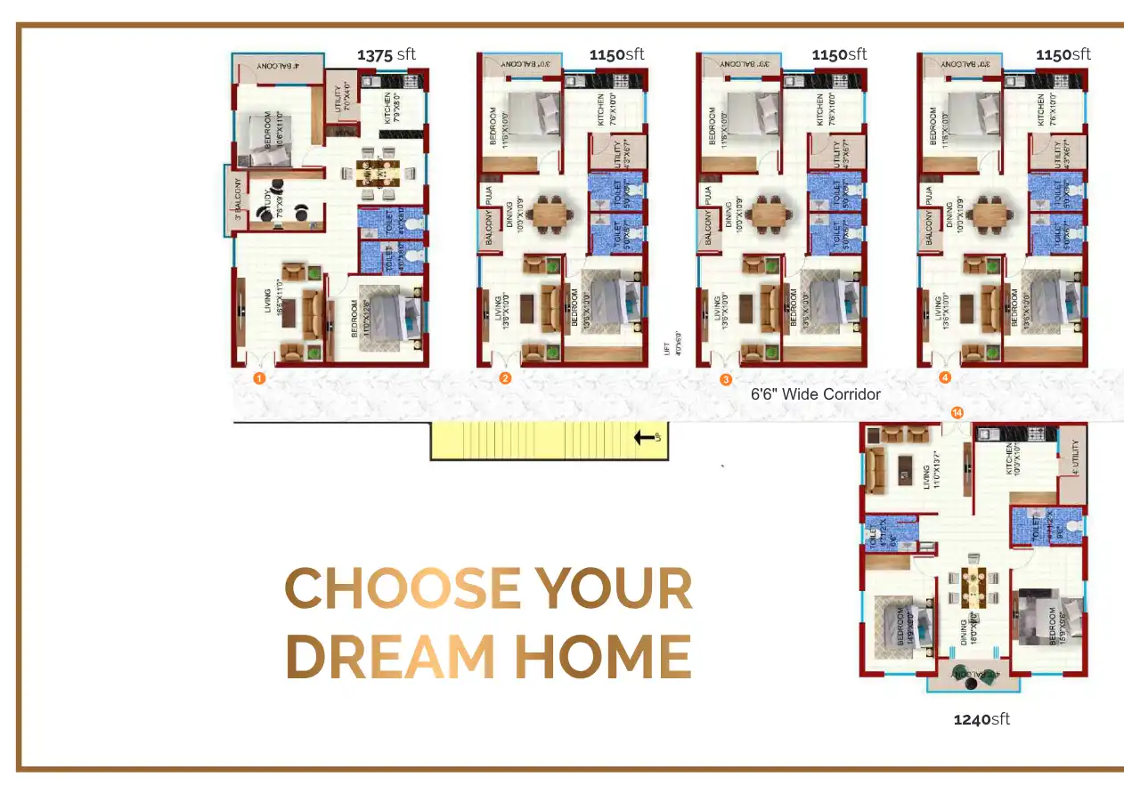 Aadyas Vidhatri Floor Plans & Layout