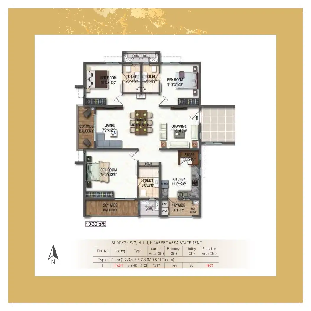 Mari Gold Floor Plans & Layout