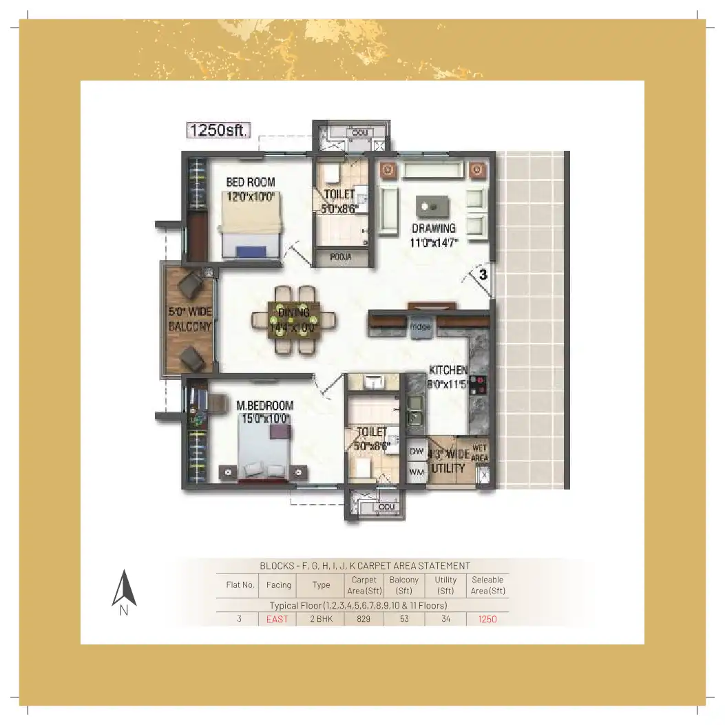 Mari Gold Floor Plans & Layout