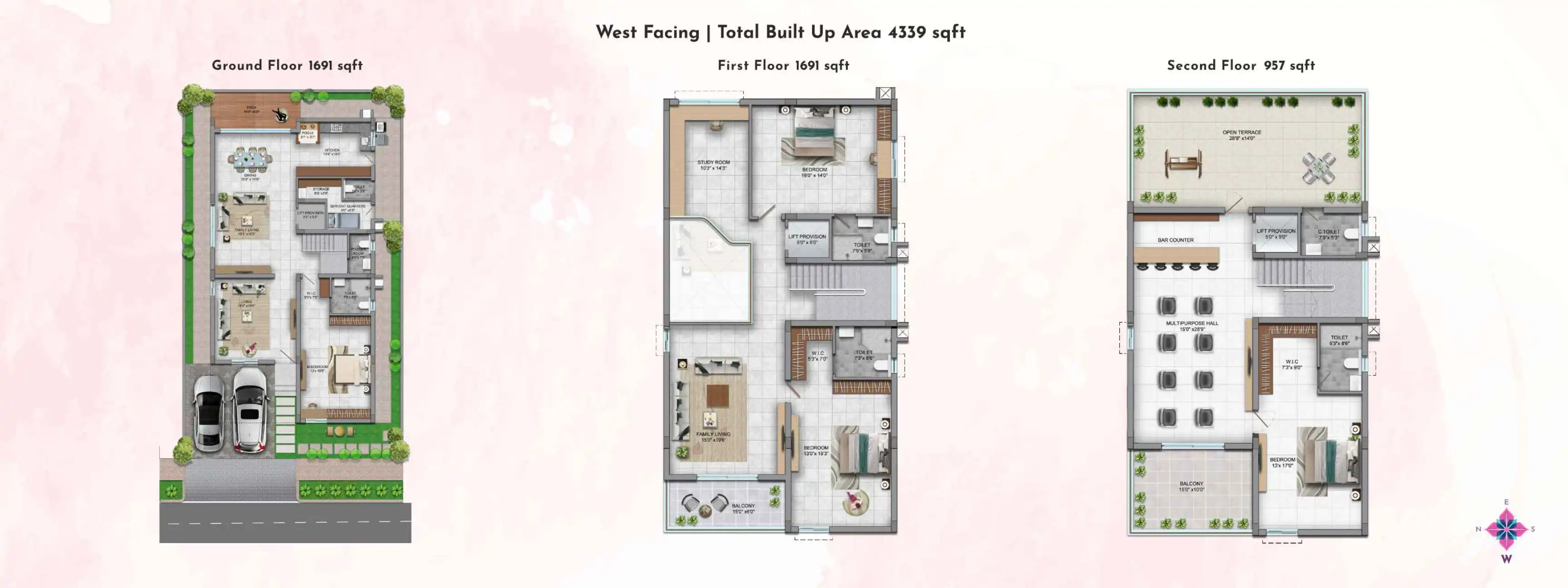 Chaitra Meadows Floor Plans & Layout