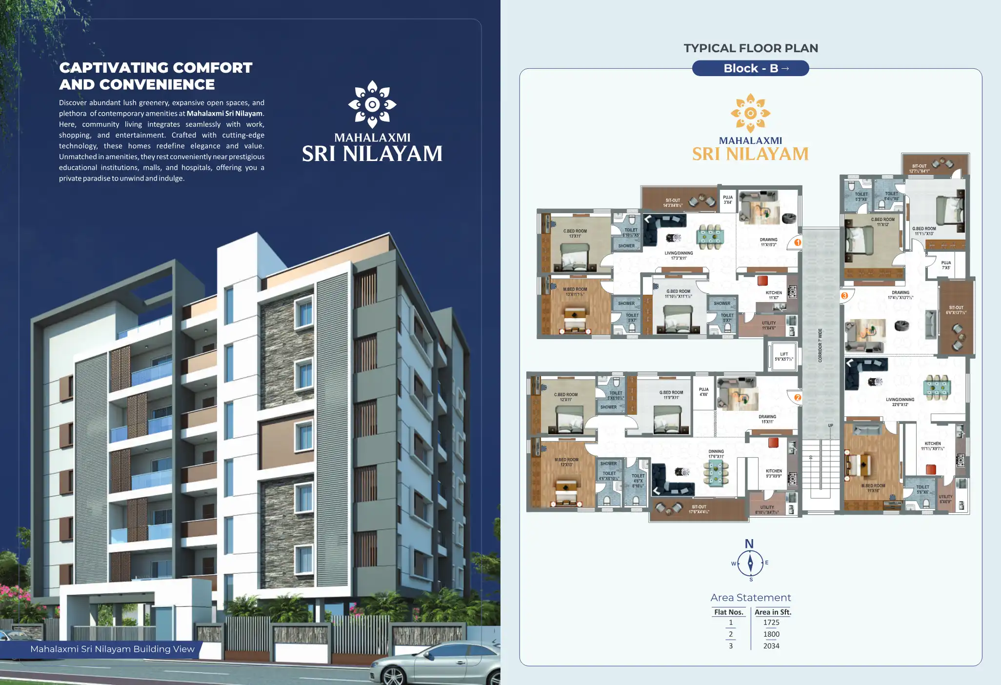 Sri Mahalakshmi Nilayam Floor Plans & Layout