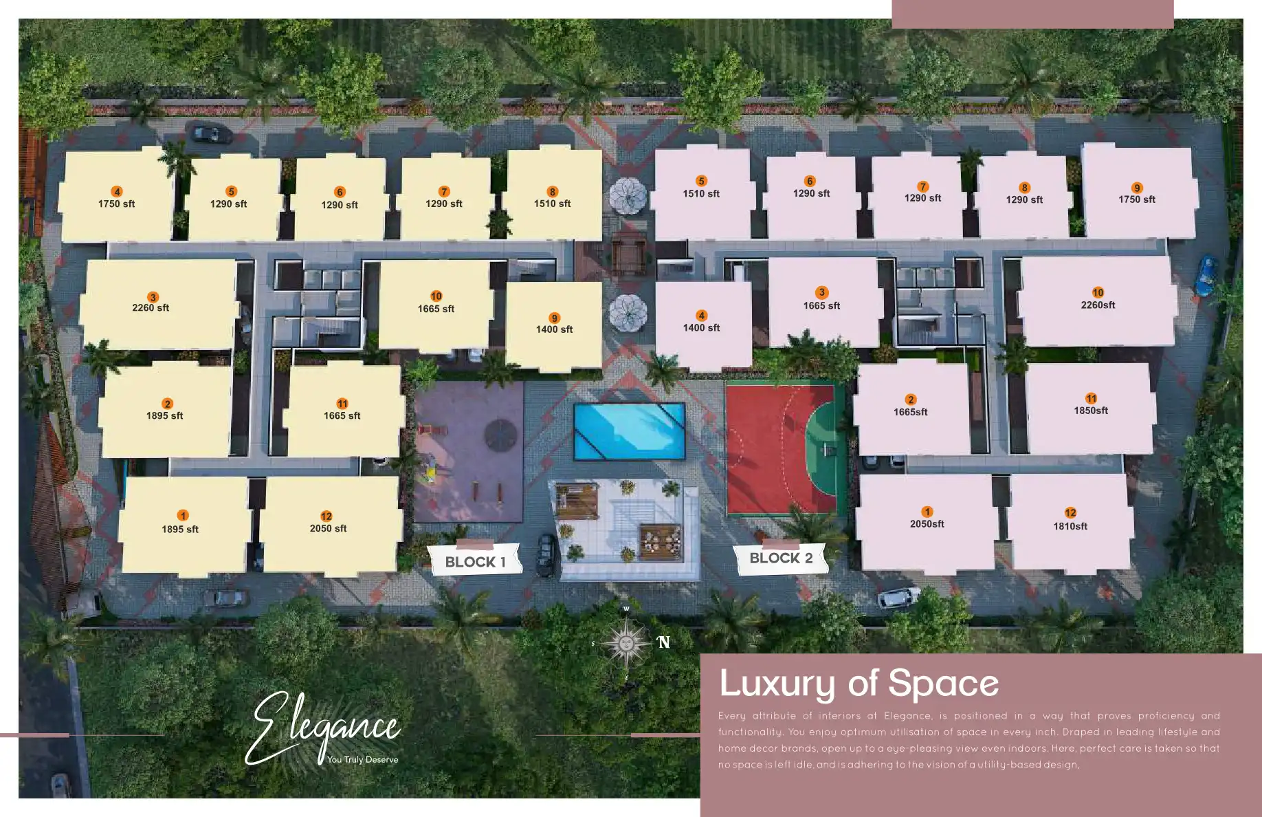 Sunyuga Elegance Floor Plans & Layout