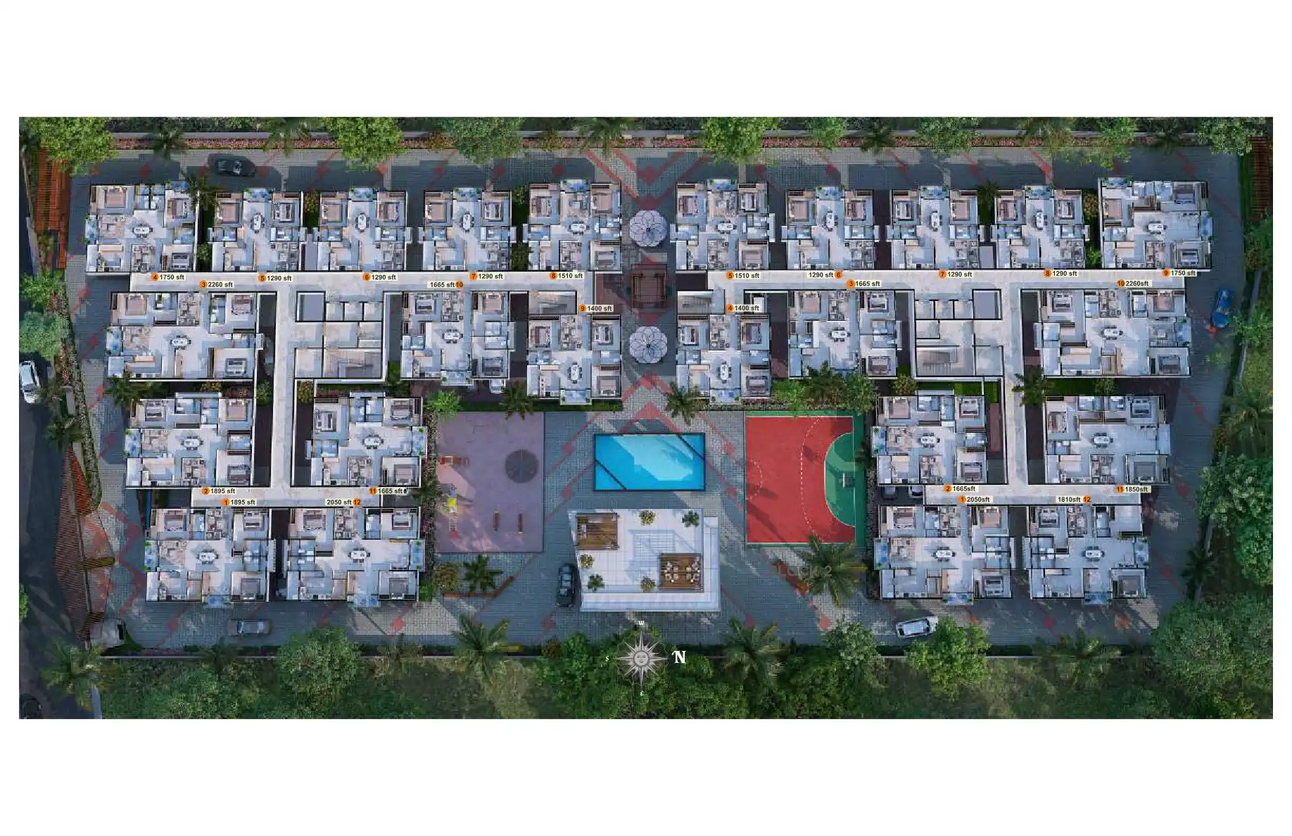 Sunyuga Elegance Floor Plans & Layout