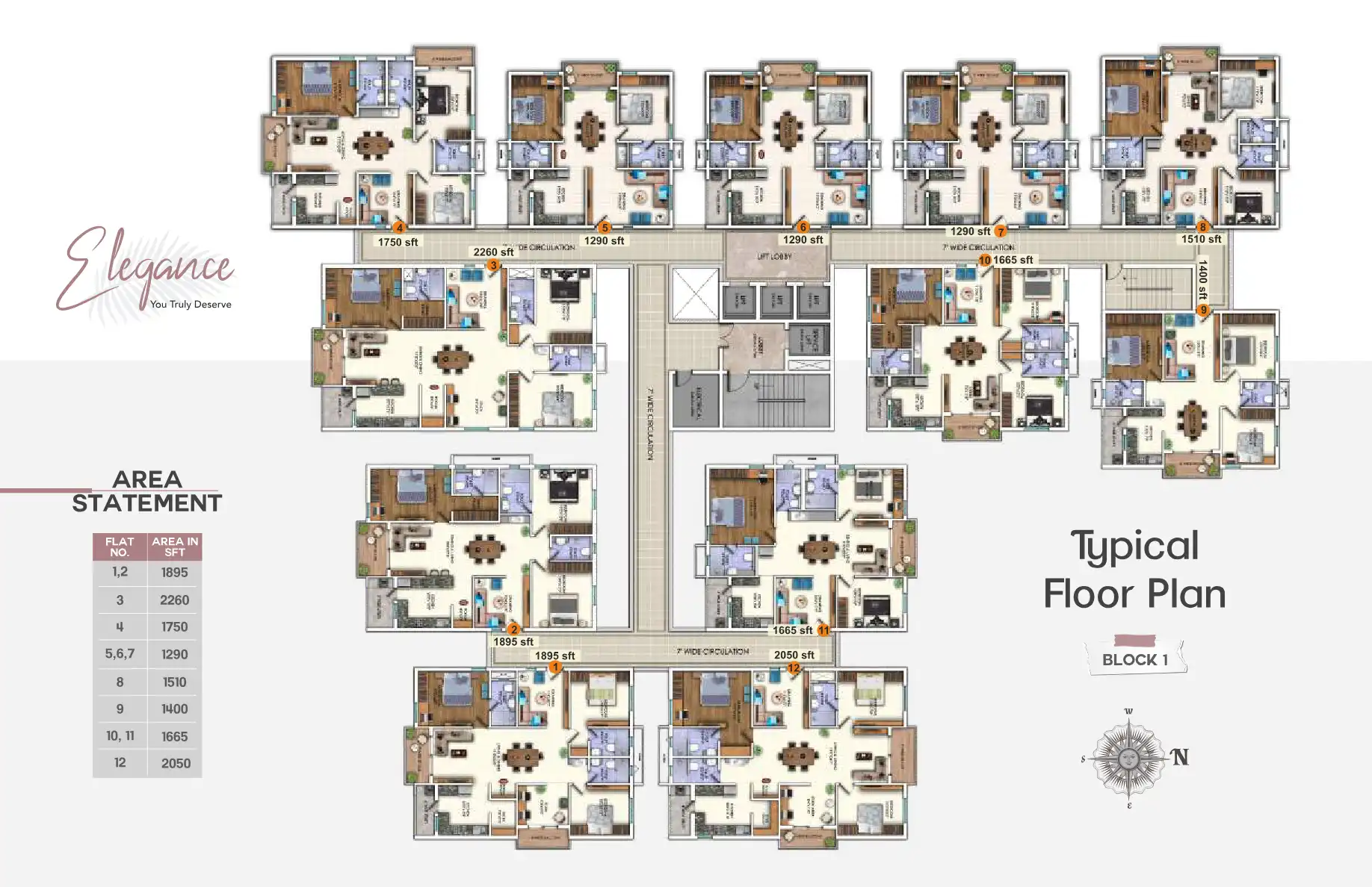 Sunyuga Elegance Floor Plans & Layout