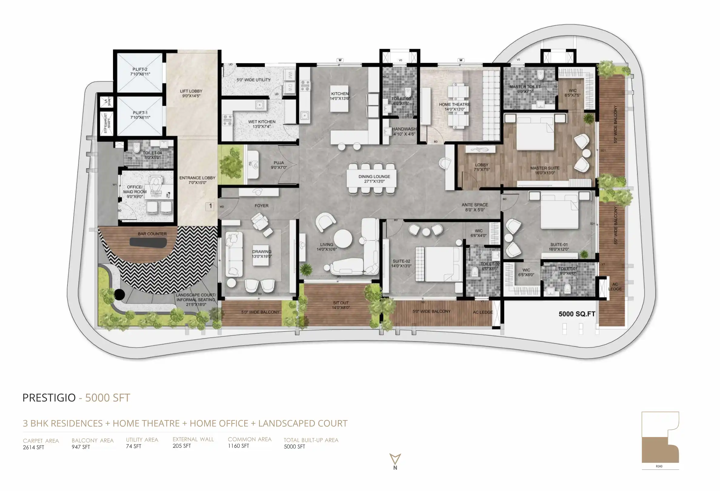 Vaishnavi Houdini Floor Plans & Layout