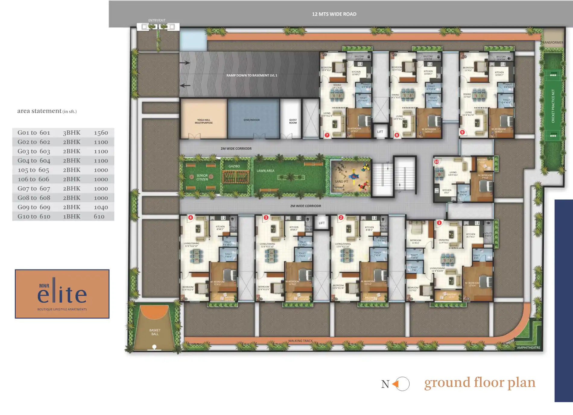 Mnr Elite Floor Plans & Layout
