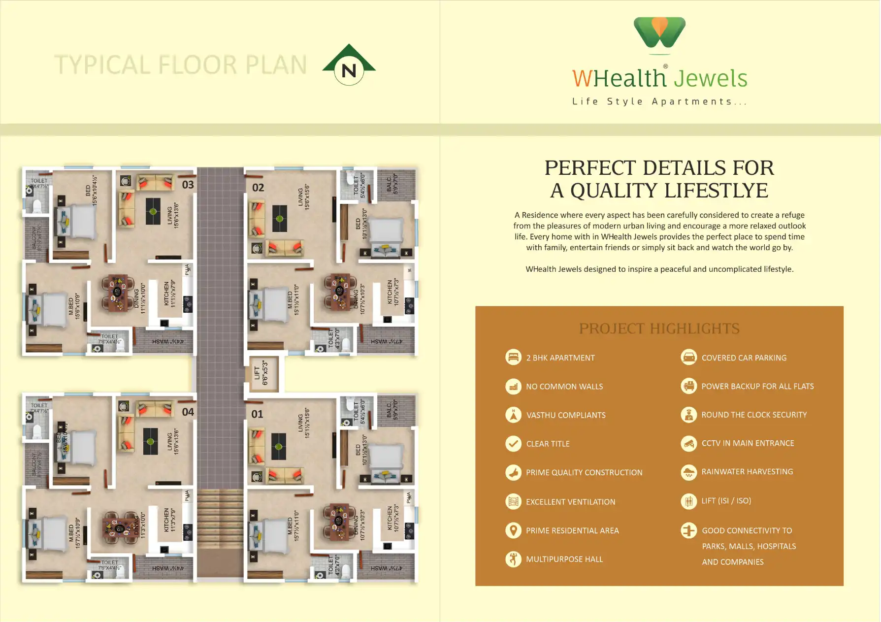 Whealth Jewels-2 Floor Plans & Layout