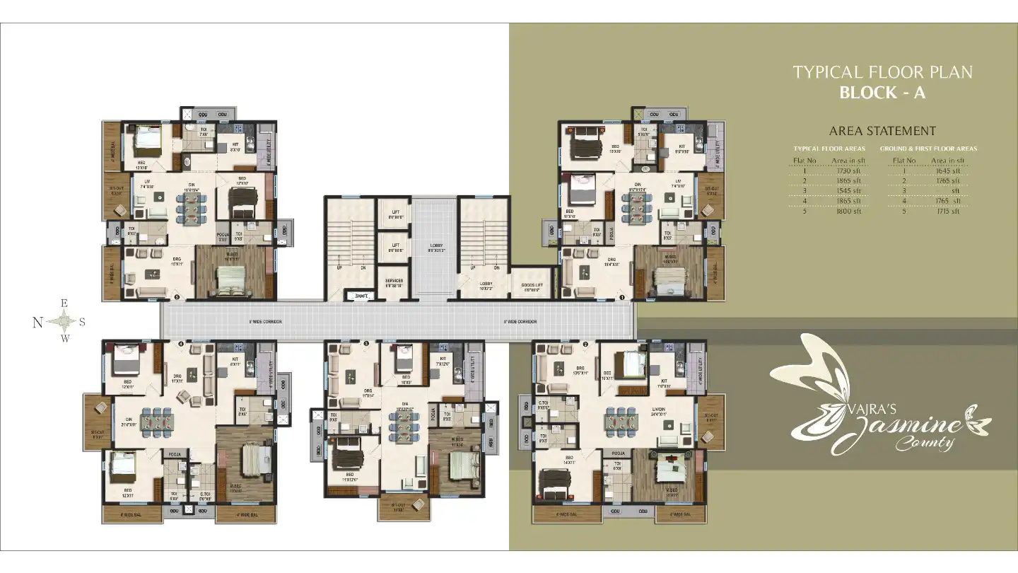 Jasmine Floor Plans & Layout