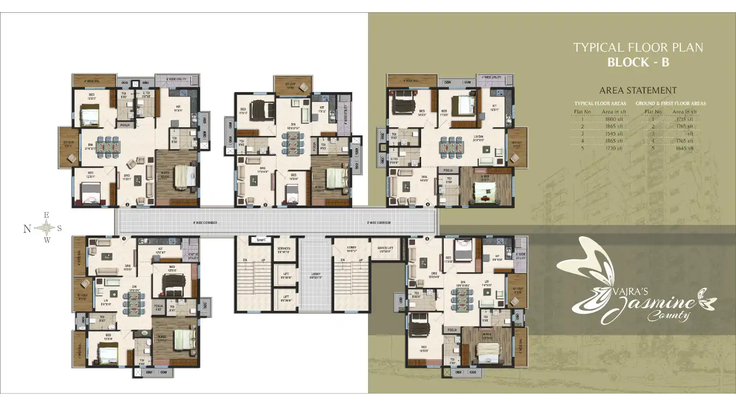 Jasmine Floor Plans & Layout