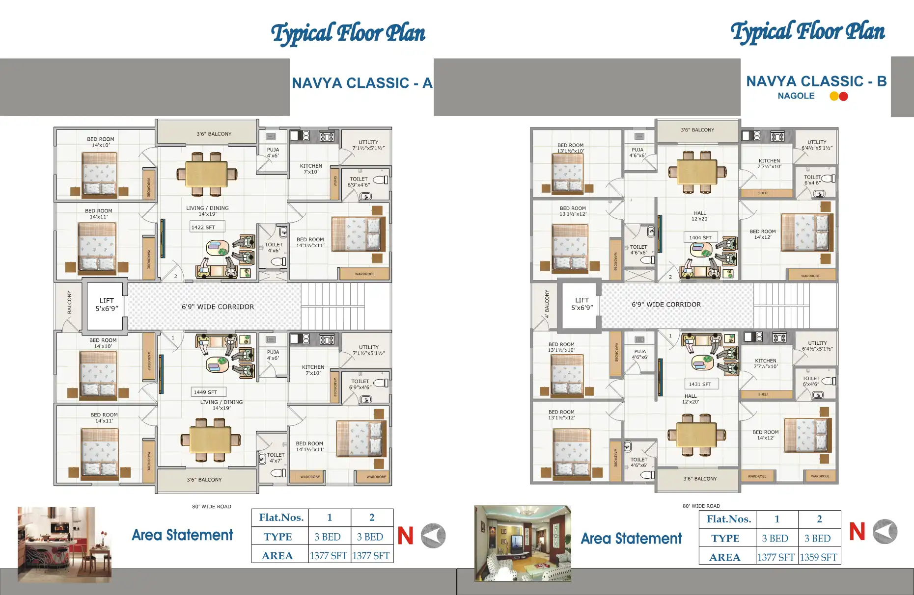 Navya Classic - I Floor Plans & Layout