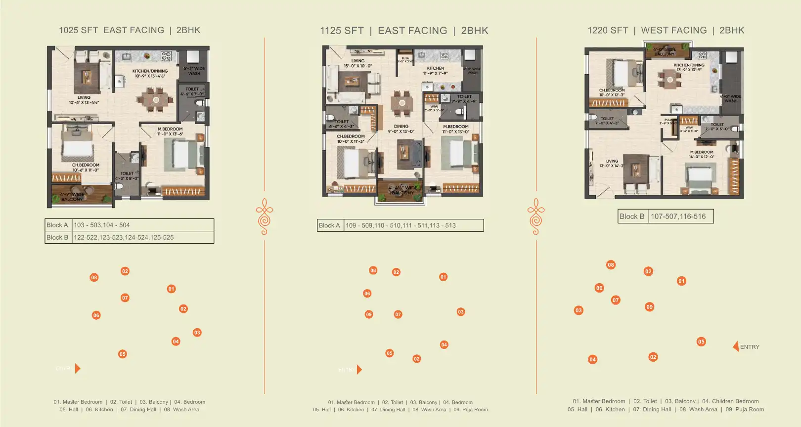 Akash Block Floor Plans & Layout