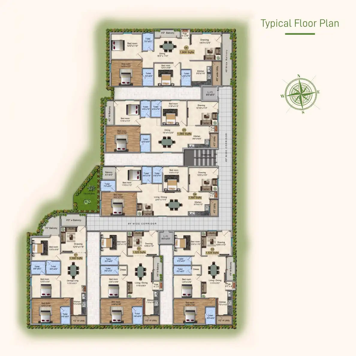 Vvr Green Meadows Floor Plans & Layout