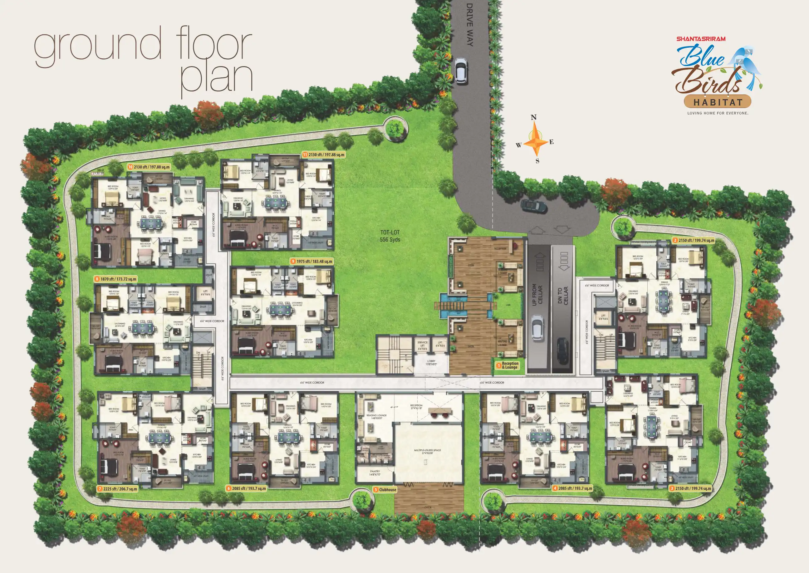Sai Krupa Apartment Floor Plans & Layout