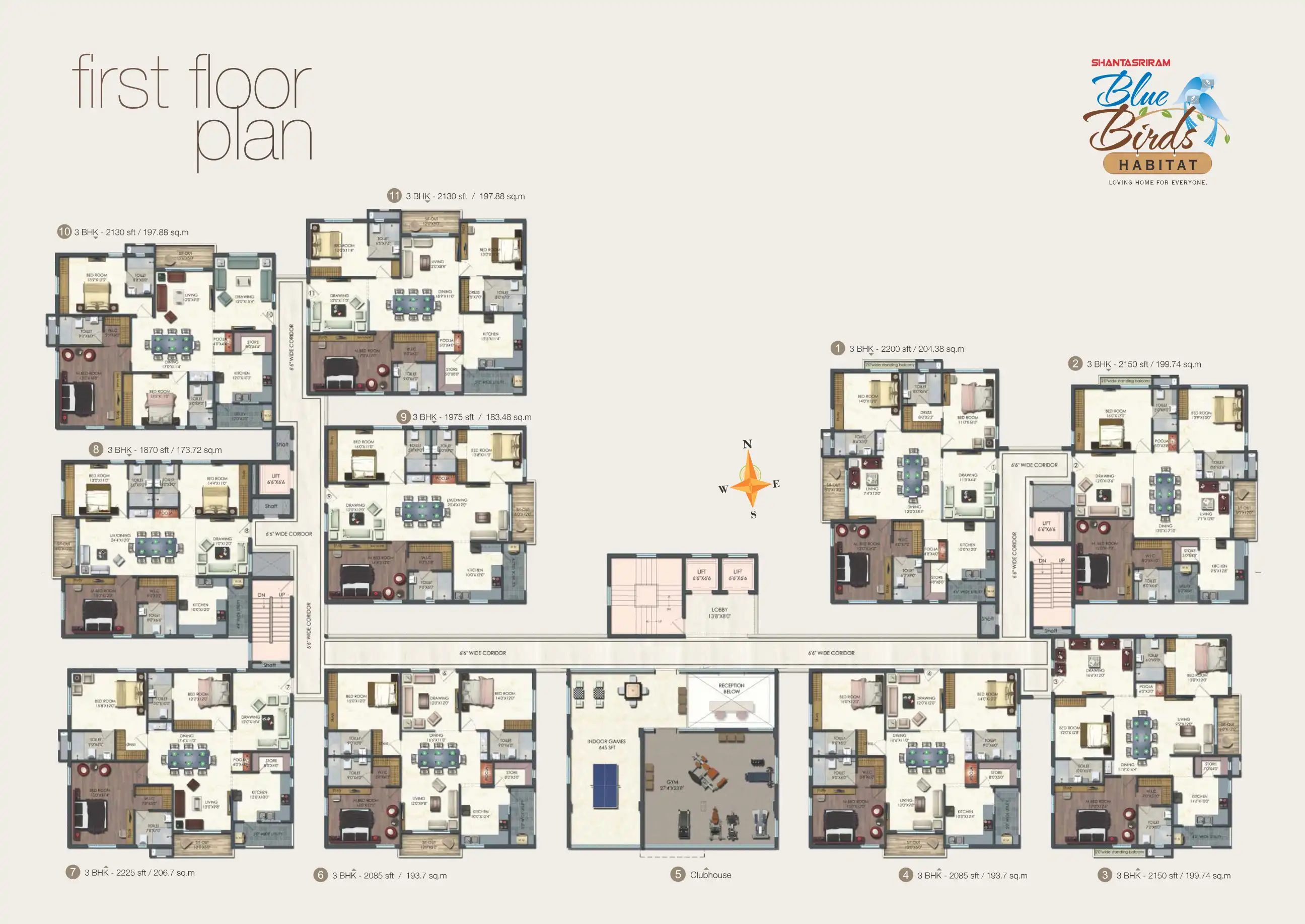 Sai Krupa Apartment Floor Plans & Layout