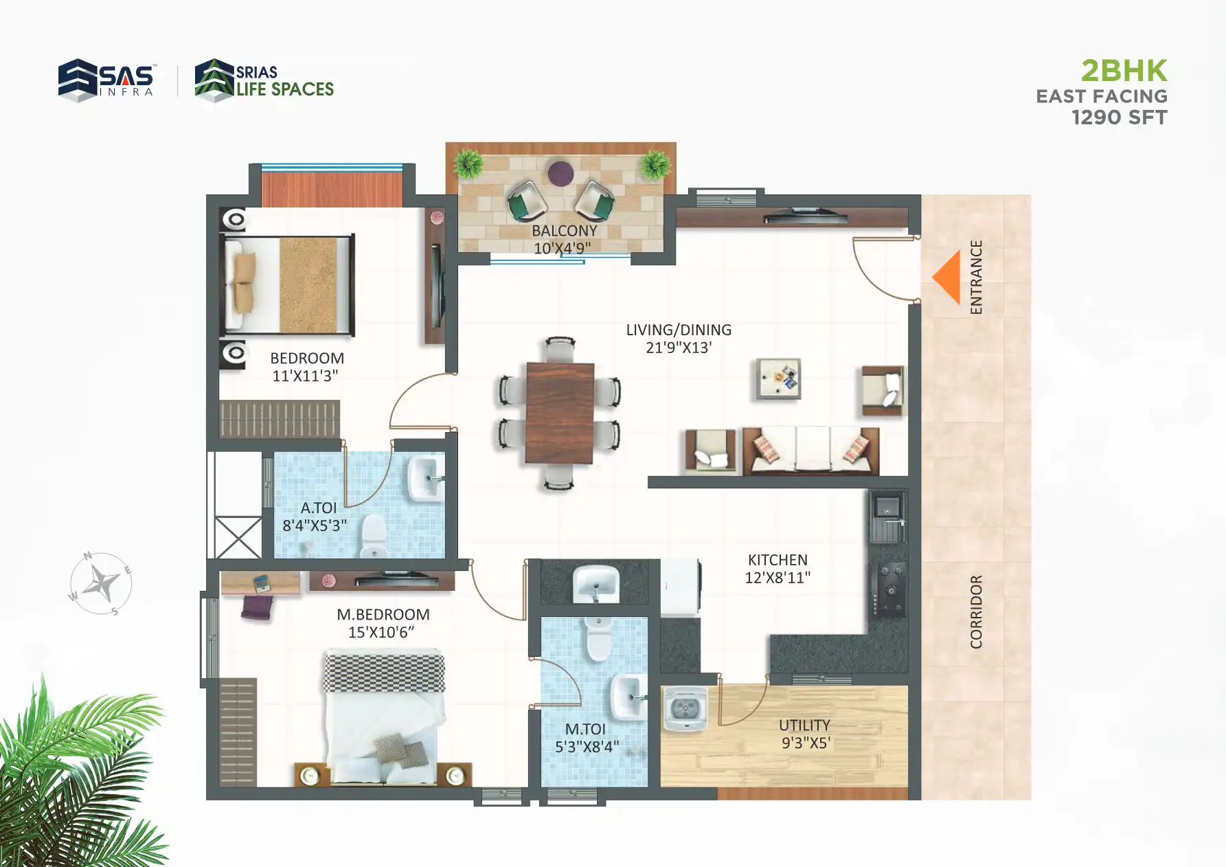 Sri Lvrs Tiara Floor Plans & Layout