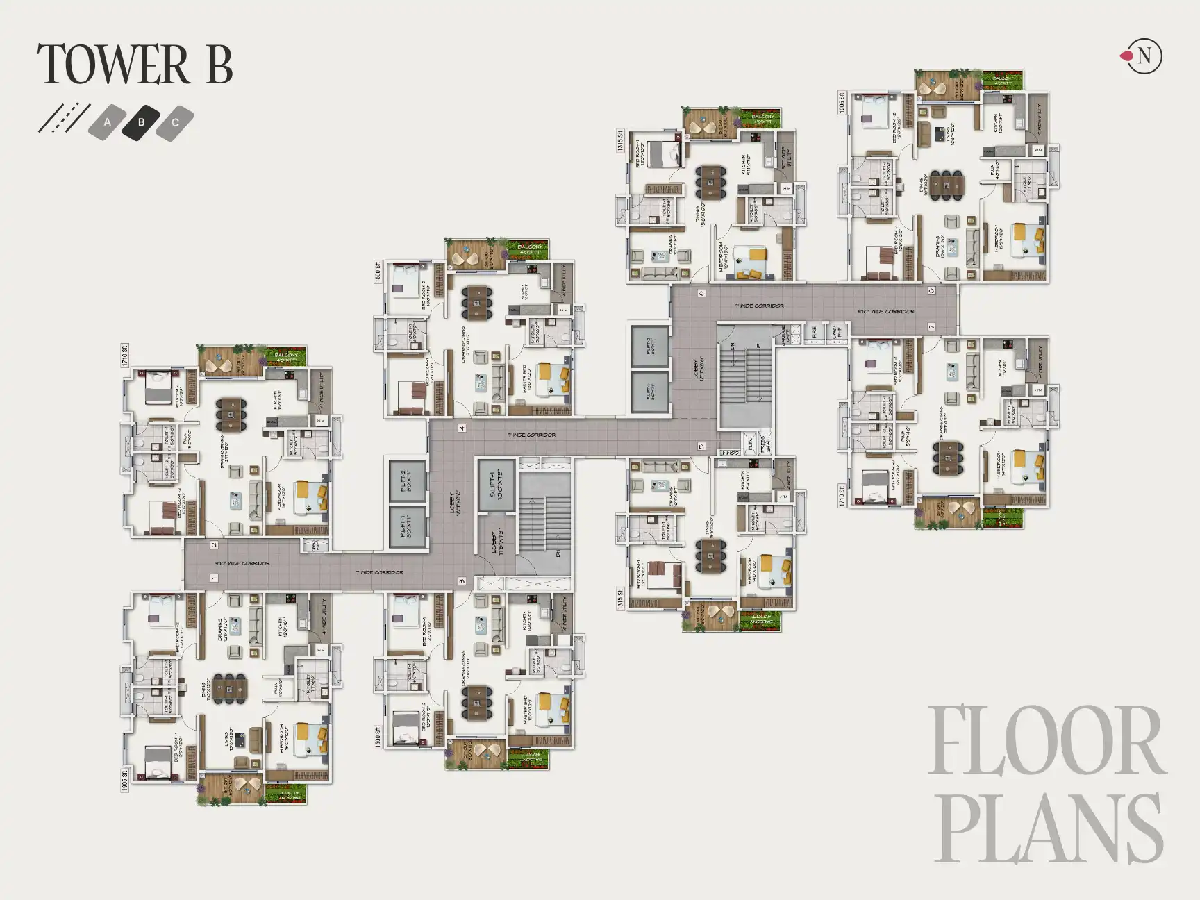 Sukhii Ubuntu Floor Plans & Layout