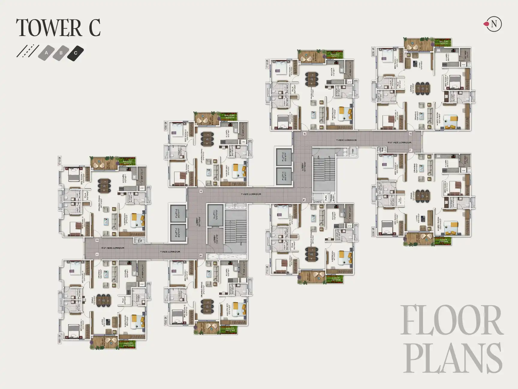 Sukhii Ubuntu Floor Plans & Layout