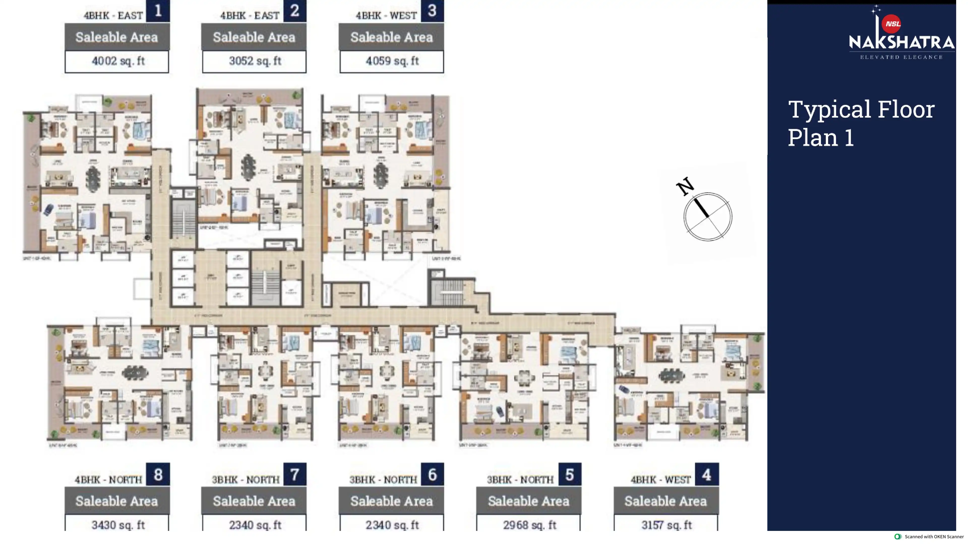 Nakshatra Elegance Floor Plans & Layout