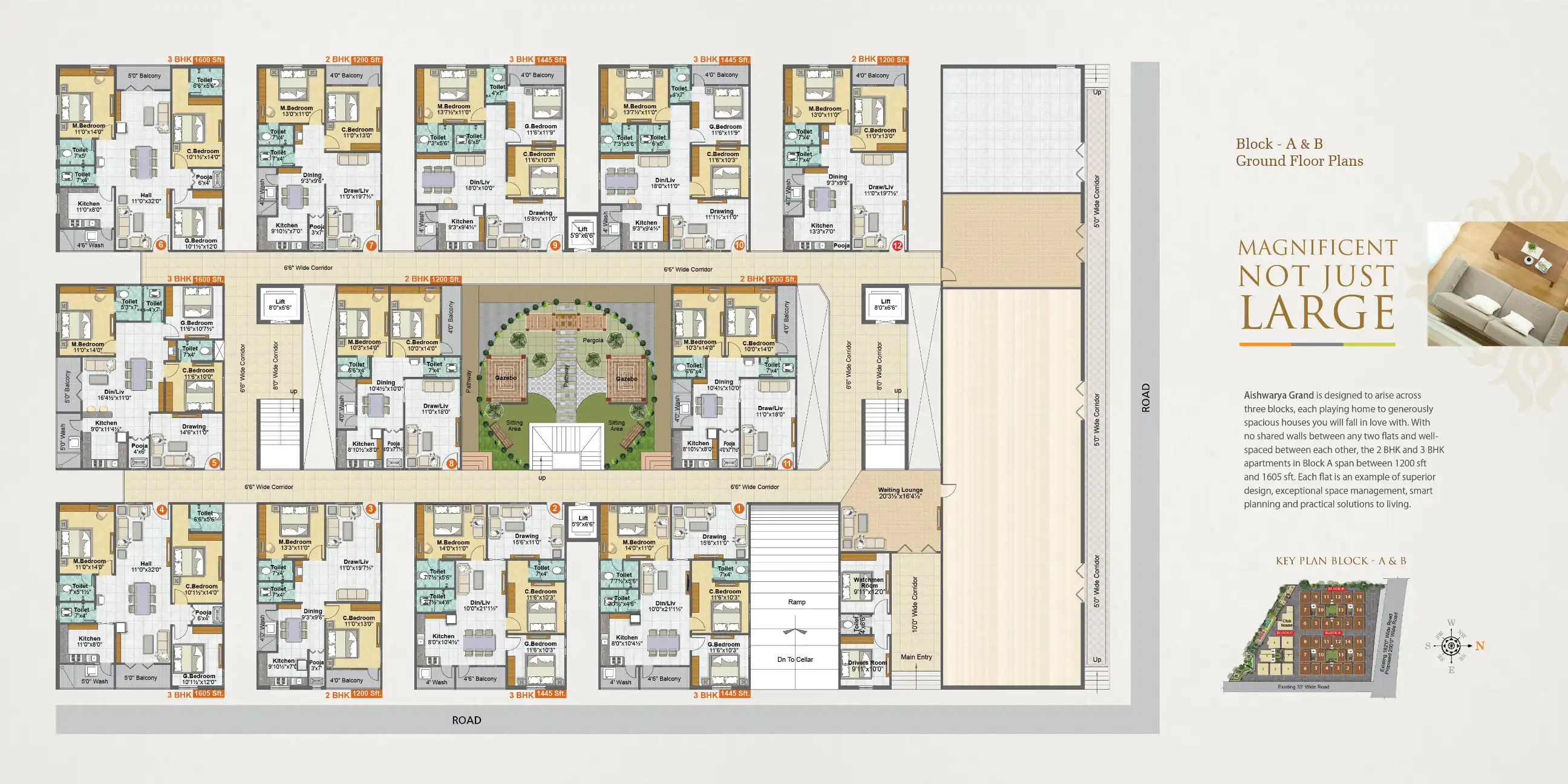 Shree Aishwarya Inn Floor Plans & Layout