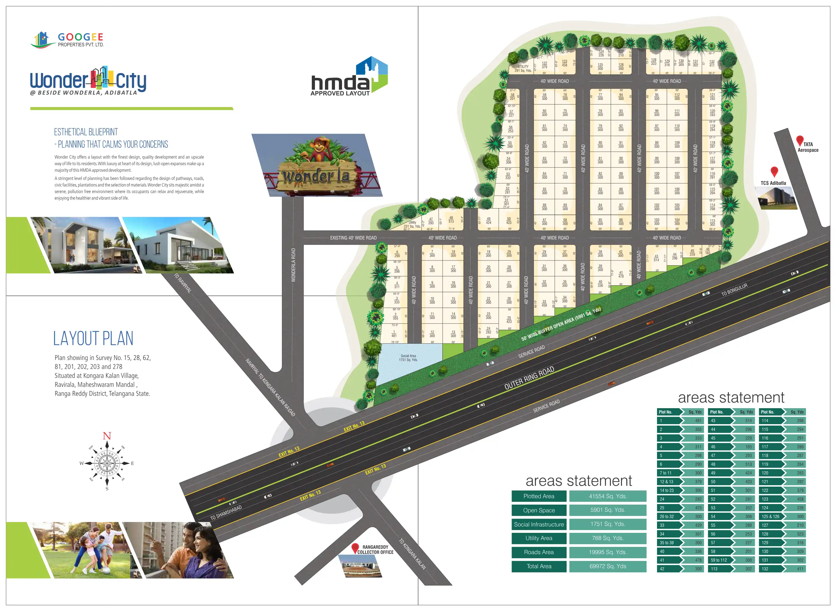 Googee Wonder City Floor Plans & Layout