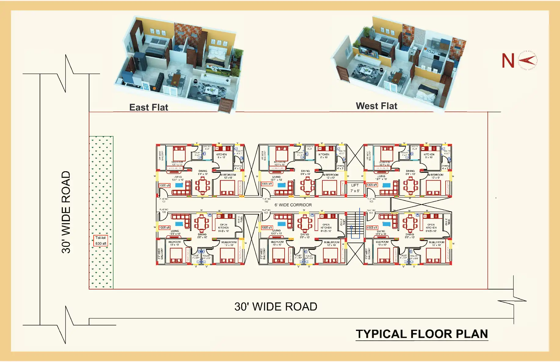 Sai Dishank Pride Floor Plans & Layout