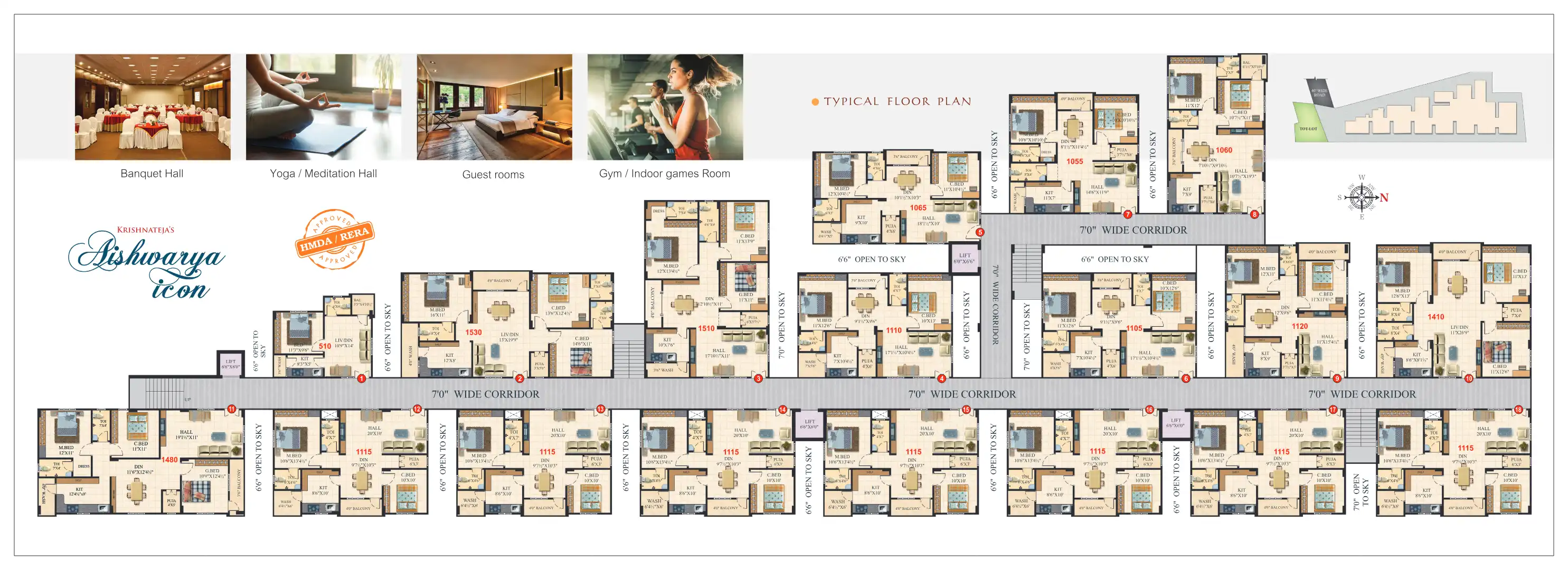 Aishwarya Icon Floor Plans & Layout