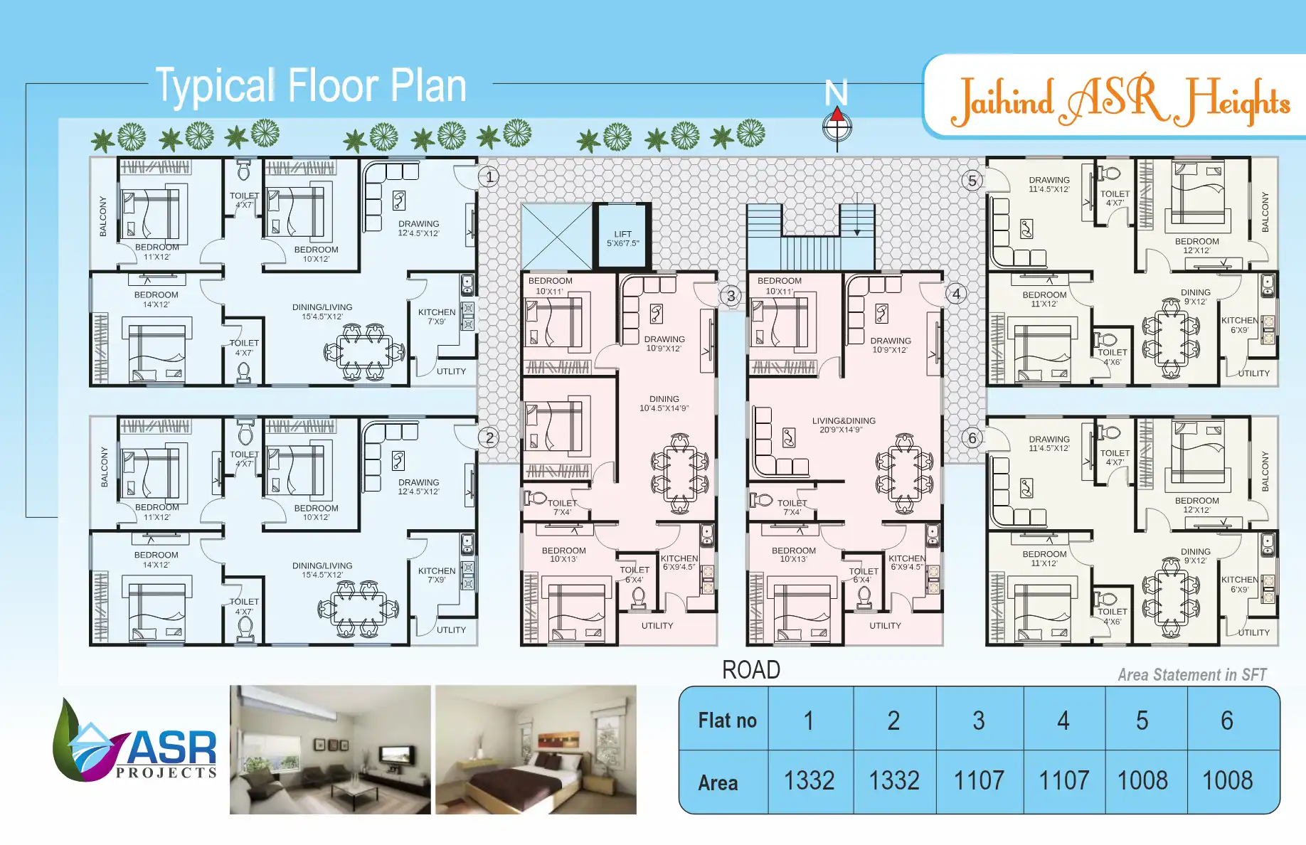 Asr Life Spaces Floor Plans & Layout