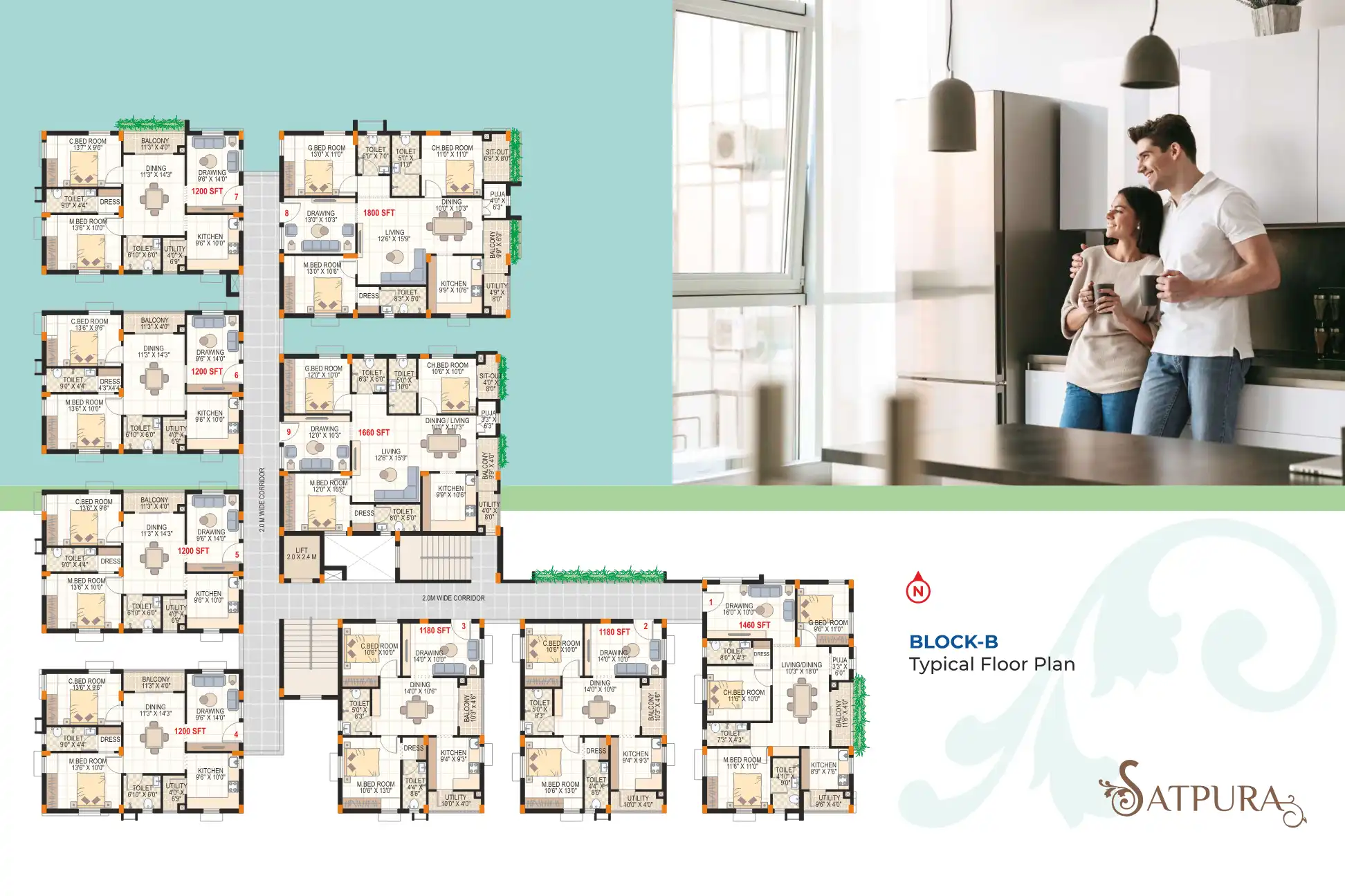 Satpura Floor Plans & Layout