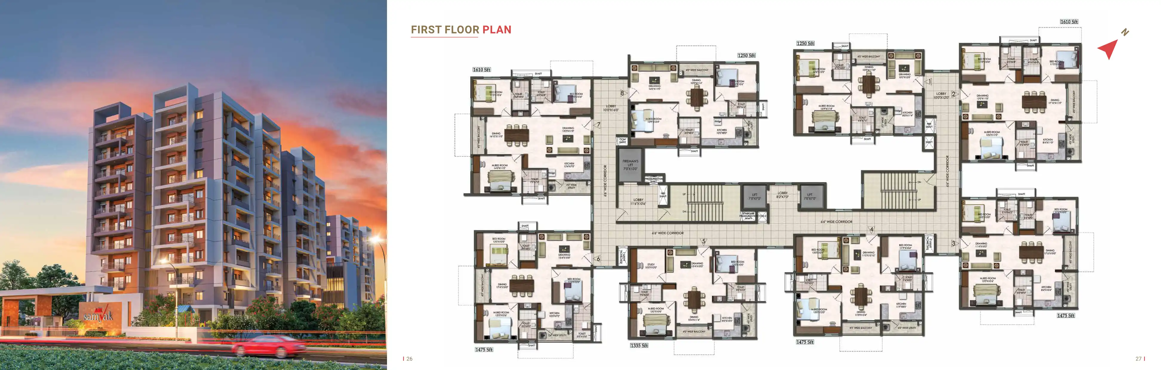 Ark Samyak Floor Plans & Layout